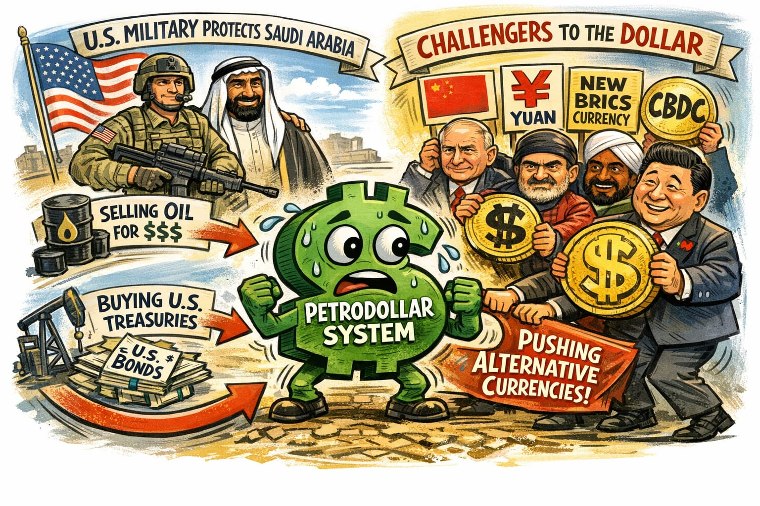 הפטרודולר: איך ארצות הברית שולטת בכלכלה העולמית עם נפט ונשק Blog Post 28 548316448